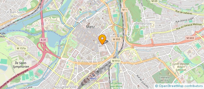 localisation de l'entreprise ASSOCIATION COOPERATIVE ECOLE GASTON HOFFMANN  METZ