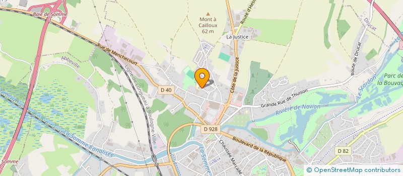 localisation de l'entreprise ASSOCIATION COOPERATIVE GROUPE SCOLAIRE DANY PRUVOT à ABBEVILLE