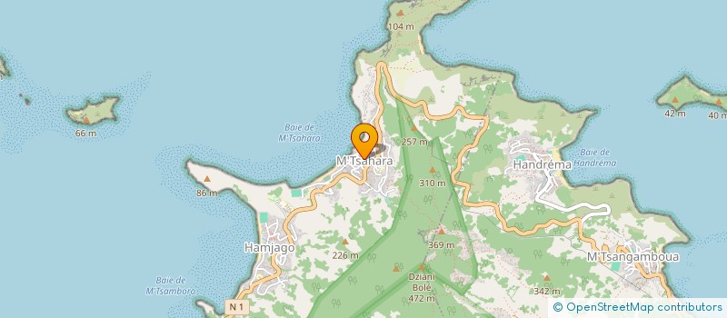 localisation de l'entreprise ASSOCIATION COOPERATIVE MARITIME POUR LES PLAISANCIERS ET L'ENVIRONNEMENT DU NORD à MTSAMBORO