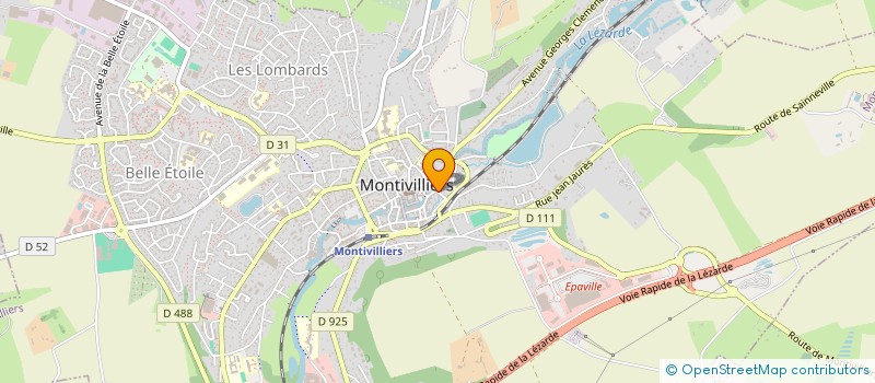 localisation de l'entreprise ASSOCIATION COOPERATIVE SPORTIVE ET CULTURELLE DE L'ECOLE MATERNELLE PONT-CALLOUARD à MONTIVILLIERS