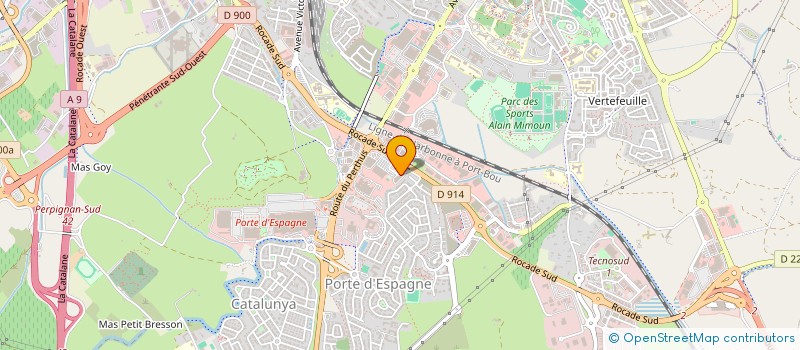 localisation de l'entreprise ASSOCIATION COORDINATION DE L'ACCUEIL DES GENS DU VOYAGE à PERPIGNAN