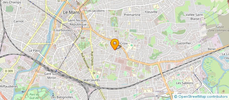 localisation de l'entreprise ASSOCIATION COPROPRIETAIRES RES HERMES  LE MANS