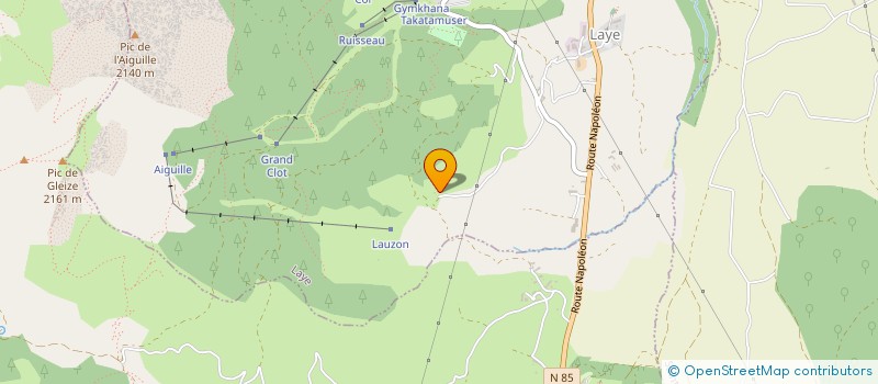 localisation de l'entreprise ASSOCIATION COPROPRIETE MOUTET GIROLET  LA FARE-EN-CHAMPSAUR