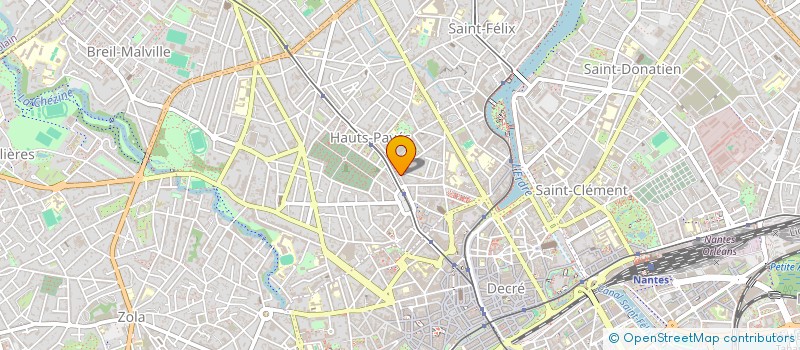 localisation de l'entreprise ASSOCIATION COQ A L ANE  NANTES