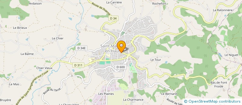 localisation de l'entreprise ASSOCIATION CORAIL à DUERNE