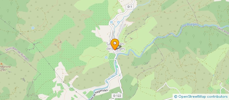 localisation de l'entreprise ASSOCIATION CORAIL  SAINT-JEAN-DE-BUEGES