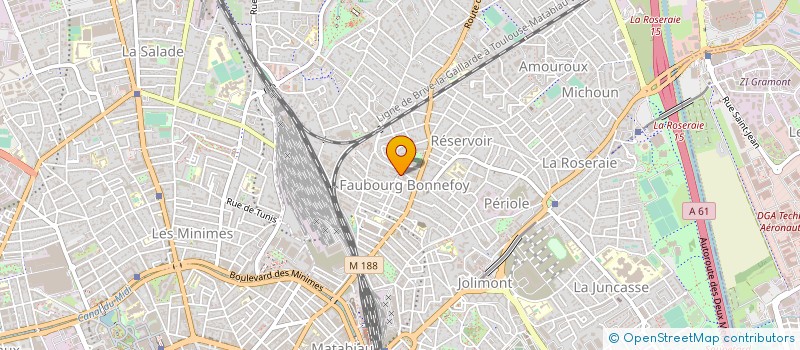 localisation de l'entreprise ASSOCIATION CORBEAU PRODUCTION à TOULOUSE