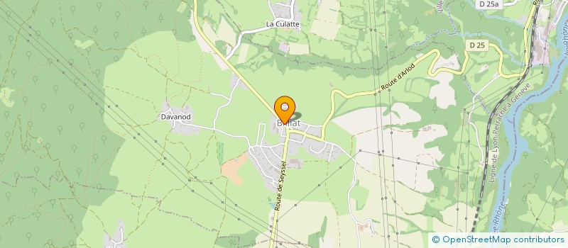 localisation de l'entreprise ASSOCIATION CORDES RAIDES  BILLIAT