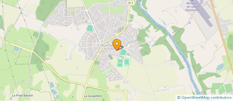 localisation de l'entreprise ASSOCIATION COREENNE EN MAYENNE  L'HUISSERIE