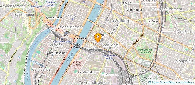 localisation de l'entreprise ASSOCIATION COROTOS  LYON