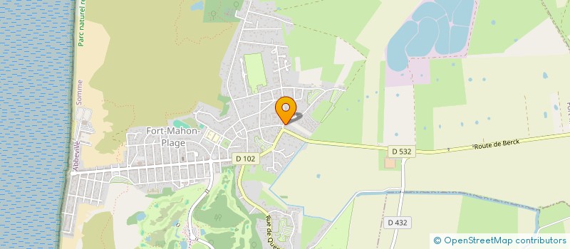 localisation de l'entreprise ASSOCIATION CORPS PLUS  FORT-MAHON-PLAGE