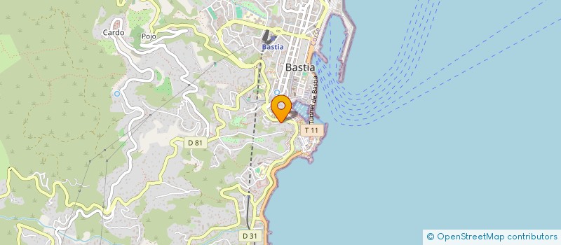 localisation de l'entreprise ASSOCIATION CORSE ACCUEIL TOURNAGES à BASTIA