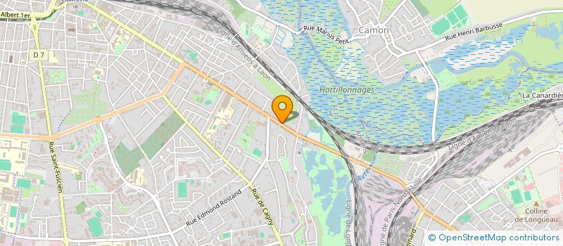 localisation de l'entreprise ASSOCIATION CORULI  AMIENS