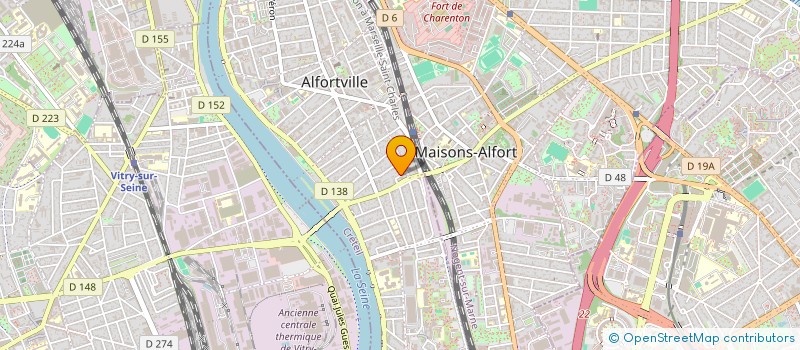 localisation de l'entreprise ASSOCIATION COTE D'ART à ALFORTVILLE