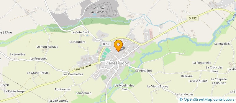 localisation de l'entreprise ASSOCIATION COTES D'ARMOR PROMO RALLYE  PLESTAN