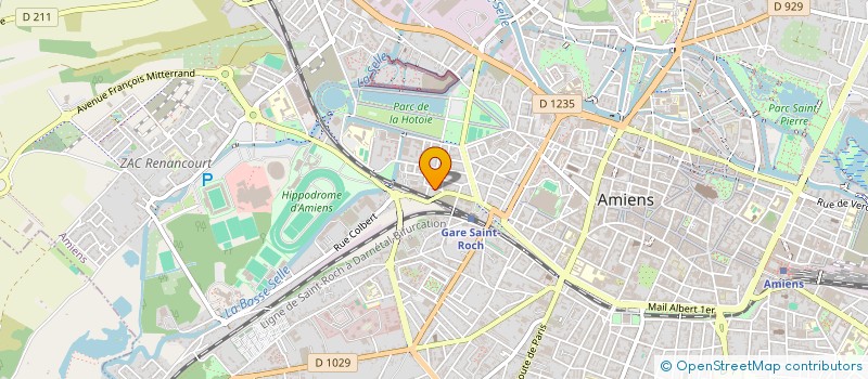 localisation de l'entreprise ASSOCIATION COUD POUSS  AMIENS