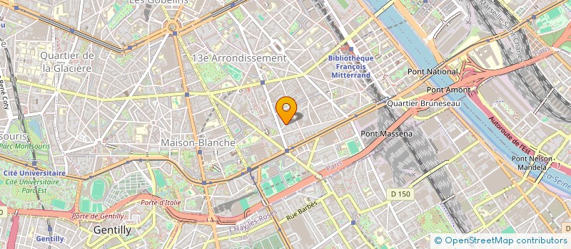 localisation de l'entreprise ASSOCIATION COULEUR ARCHIPEL  PARIS