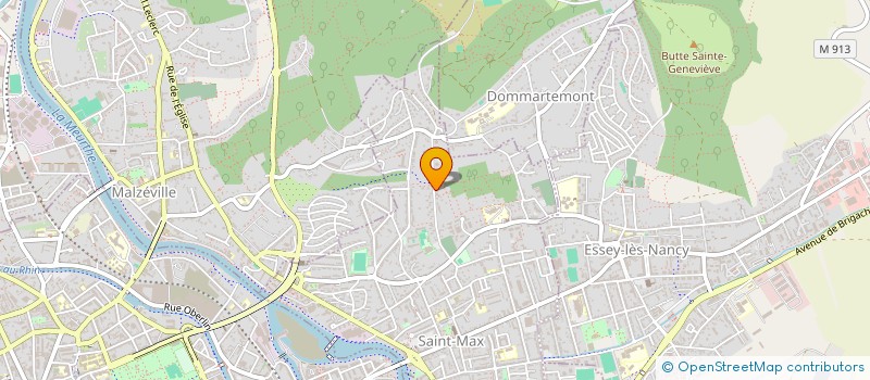 localisation de l'entreprise ASSOCIATION COULEUR CREOLE EN LORRAINE  SAINT-MAX