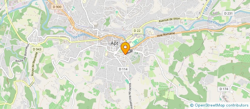 localisation de l'entreprise ASSOCIATION COULEUR LIVE à APT