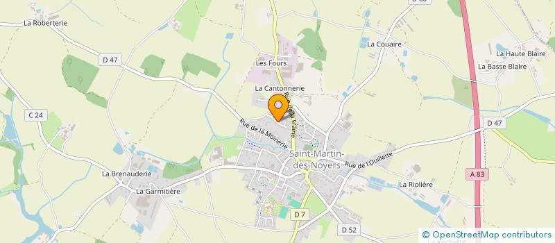 localisation de l'entreprise ASSOCIATION COULEURS D'AUTOMNE à ESSARTS-EN-BOCAGE