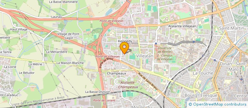 localisation de l'entreprise ASSOCIATION COULEURS DU PORTUGAL  RENNES