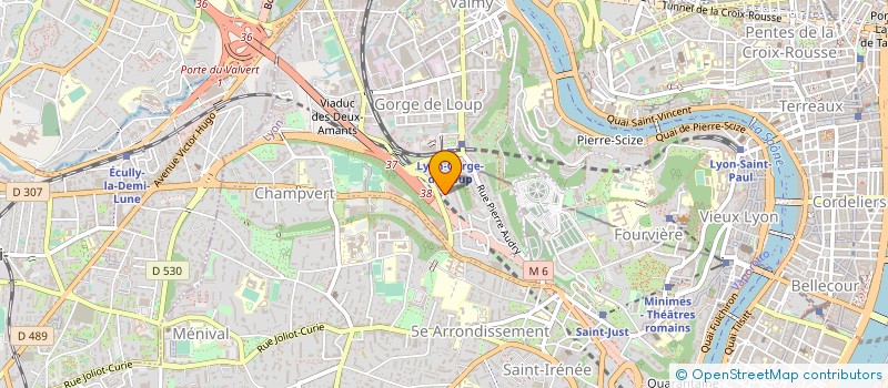 localisation de l'entreprise ASSOCIATION COULEURS VAGABONDES à LYON