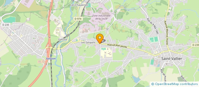 localisation de l'entreprise ASSOCIATION COUMBA KA  SAINT-VALLIER