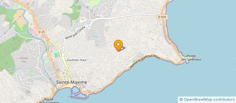 localisation de l'entreprise ASSOCIATION COUMITAT SANTO ESTELLO  SAINTE-MAXIME