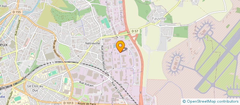 localisation de l'entreprise ASSOCIATION COUNTRY CLUB DE LA ROUGEMARE  EVREUX