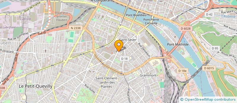 localisation de l'entreprise ASSOCIATION COUP D POUCE à ROUEN
