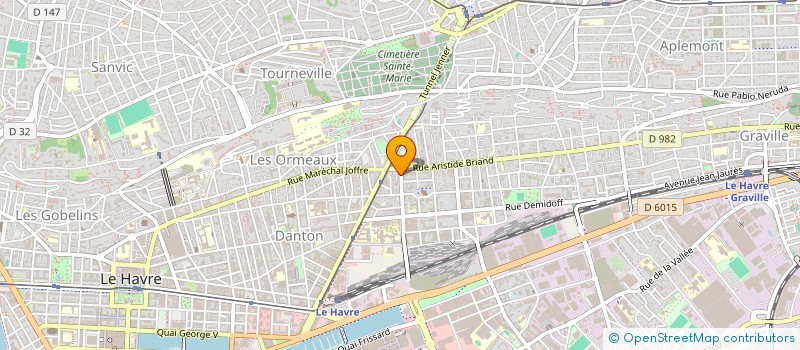 localisation de l'entreprise ASSOCIATION COUP DE MAIN à LE HAVRE