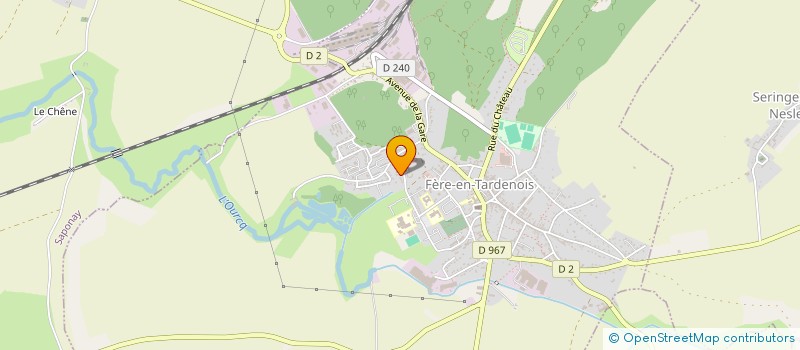 localisation de l'entreprise ASSOCIATION COUP DE POUCE DU TARDENOIS à FERE-EN-TARDENOIS