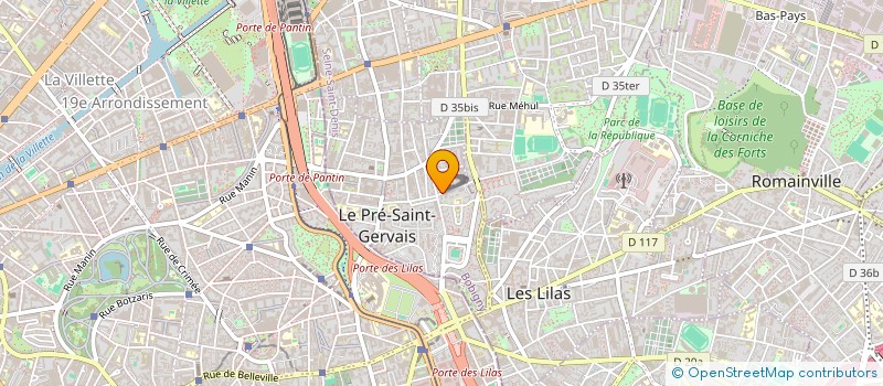 localisation de l'entreprise ASSOCIATION COUP DE POUSSES (ACP) à LE PRE-SAINT-GERVAIS