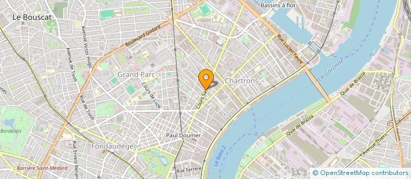 localisation de l'entreprise ASSOCIATION COUPE D'AFRIQUE DES NATIONS DE BORDEAUX  BORDEAUX