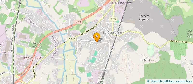 localisation de l'entreprise ASSOCIATION COUPE DE FRANCE 2026  LA COURONNE