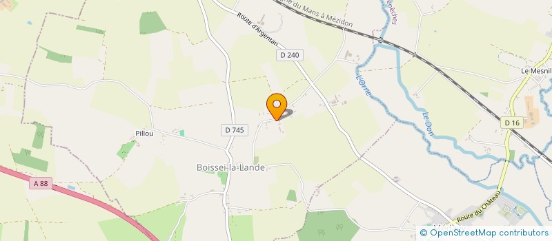 localisation de l'entreprise ASSOCIATION COURS SAINT-ELOI à BOISSEI-LA-LANDE