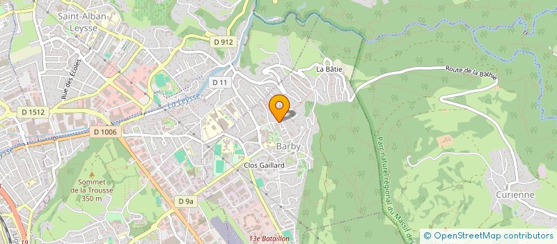 localisation de l'entreprise ASSOCIATION CPTS CHAMBERY AGGLO'  CHALLES-LES-EAUX