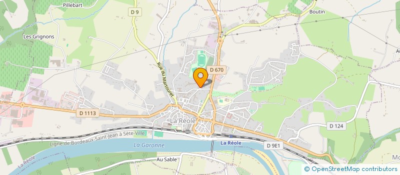 localisation de l'entreprise ASSOCIATION CPTS DROPT-GARONNE  LA REOLE