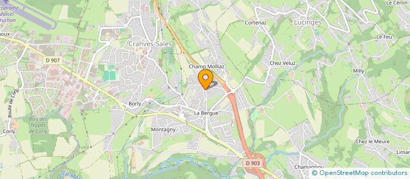 localisation de l'entreprise ASSOCIATION CPTS NORD 74  CRANVES-SALES