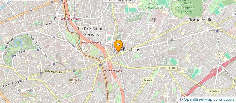 localisation de l'entreprise ASSOCIATION CREA-CARIB à LE PRE-SAINT-GERVAIS