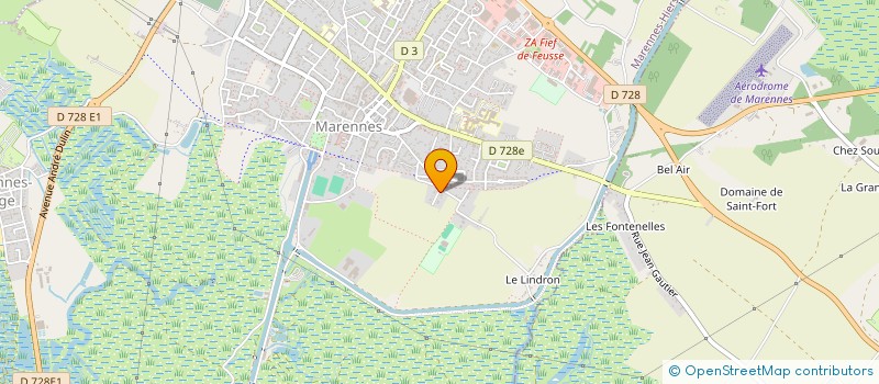 localisation de l'entreprise ASSOCIATION CREA LASER à MARENNES-HIERS-BROUAGE