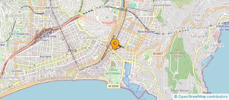 localisation de l'entreprise ASSOCIATION CREAMUSIQUE à NICE