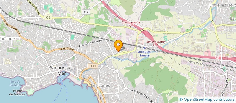 localisation de l'entreprise ASSOCIATION CREANIM à SANARY-SUR-MER