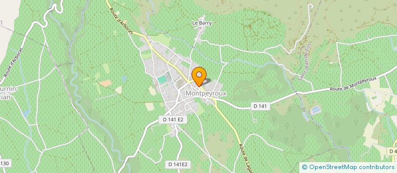 localisation de l'entreprise ASSOCIATION CREAT'EVASION à MONTPEYROUX