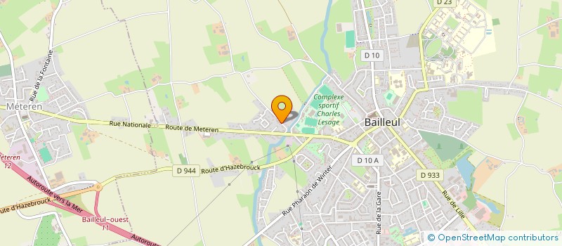 localisation de l'entreprise ASSOCIATION CREAT'HOME à BAILLEUL