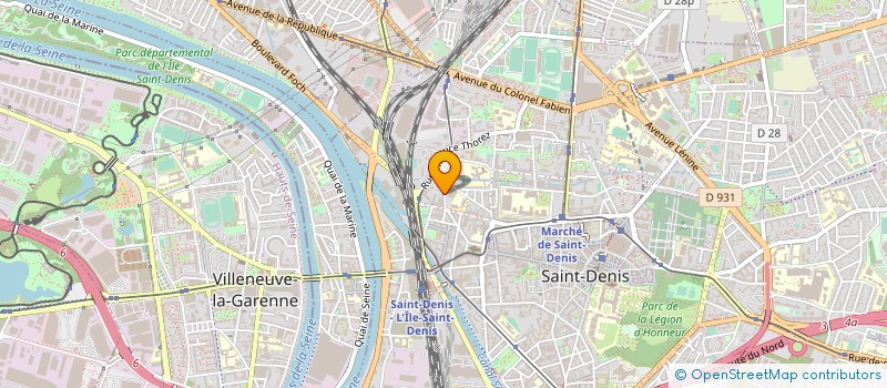 localisation de l'entreprise ASSOCIATION CREATEURS ACTIFS à SAINT-DENIS