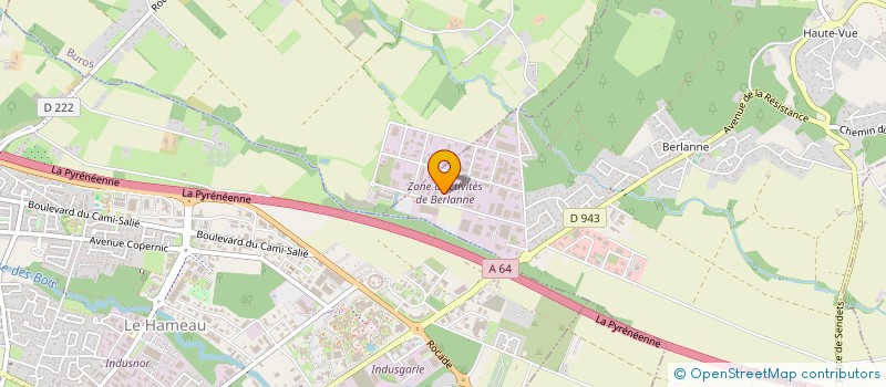 localisation de l'entreprise ASSOCIATION CREATEURS D'AVENIRS  MORLAAS