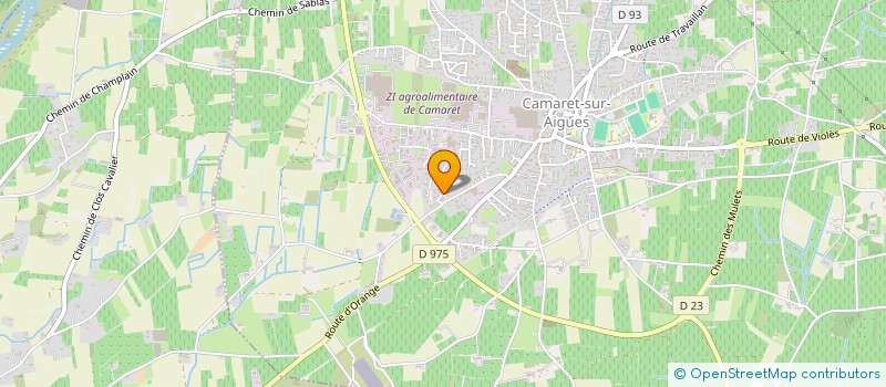 localisation de l'entreprise ASSOCIATION CREATION ATTITUDES à CAMARET-SUR-AIGUES