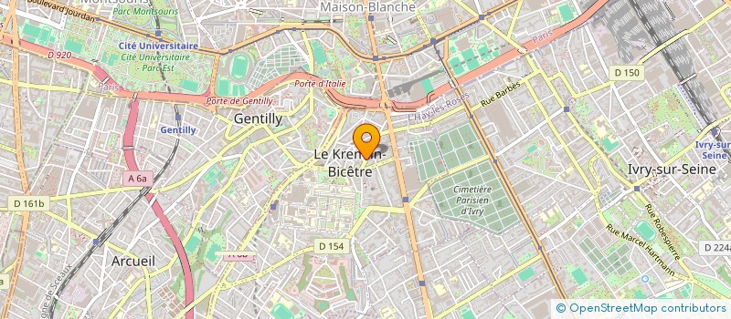 localisation de l'entreprise ASSOCIATION CREATION ET SOURIRES à VITRY-SUR-SEINE