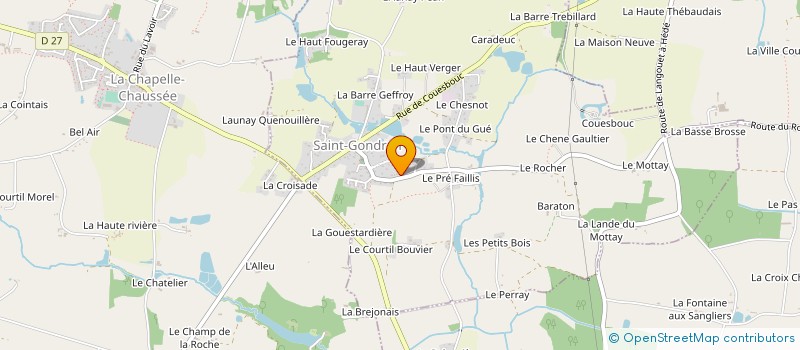 localisation de l'entreprise ASSOCIATION CREATIONS PLAISIR  SAINT-GONDRAN